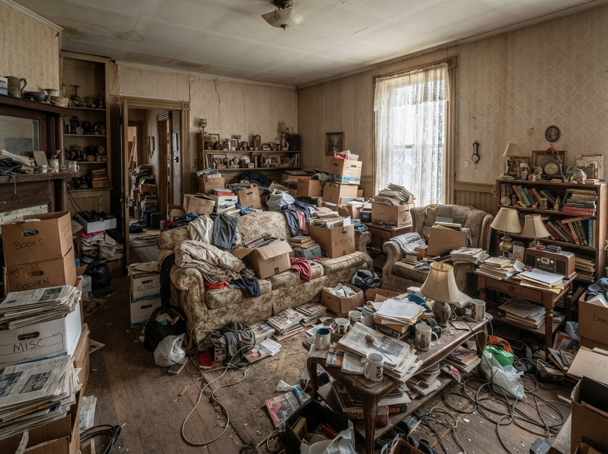 Augusta Cluttered Residence Before