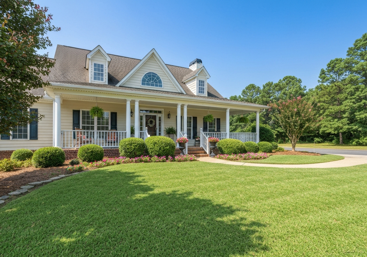 Beautiful suburban house in Georgia