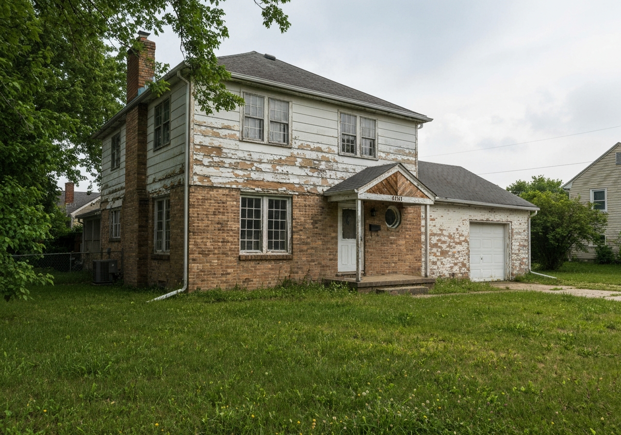 Distressed House in Georgia