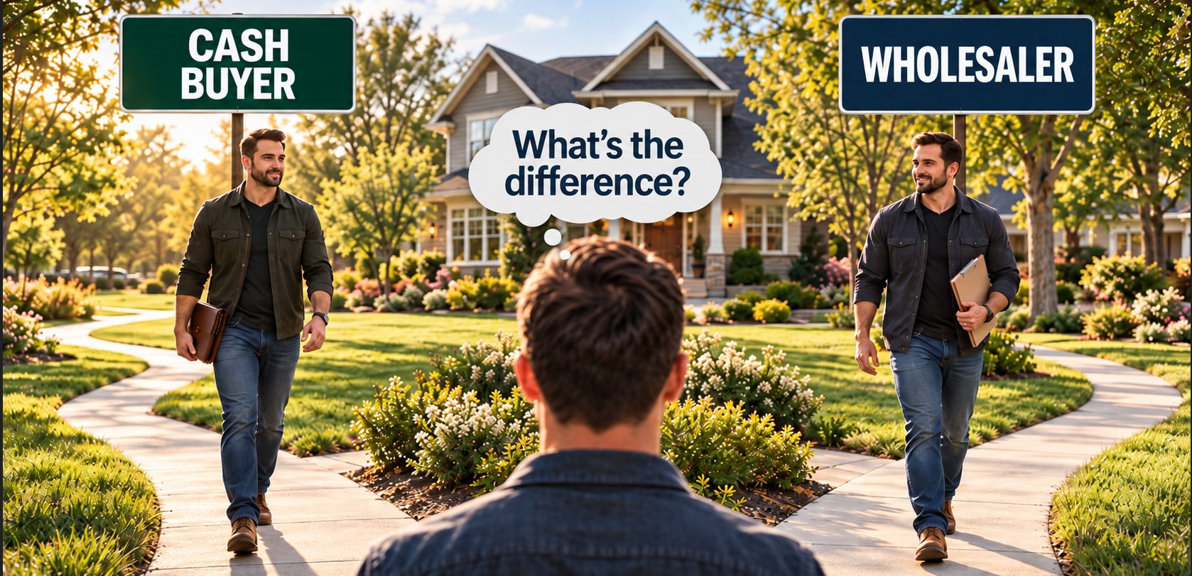Cash Buyer vs Wholesaler paths