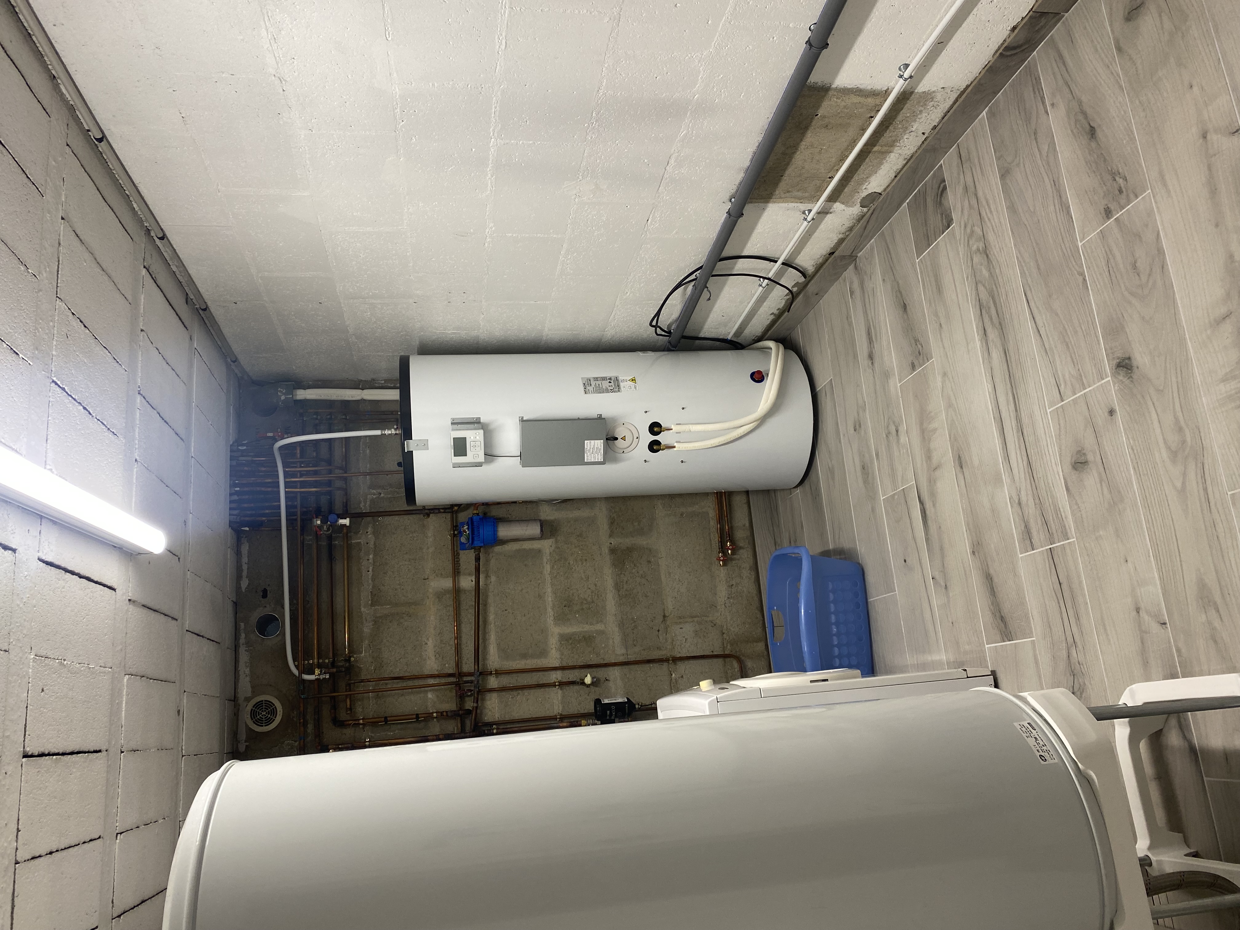 Chauffe-eau thermodynamique & réseau cuivre sur mesure - Chantier OCR+ à Bonrepos-sur-Aussonnelle