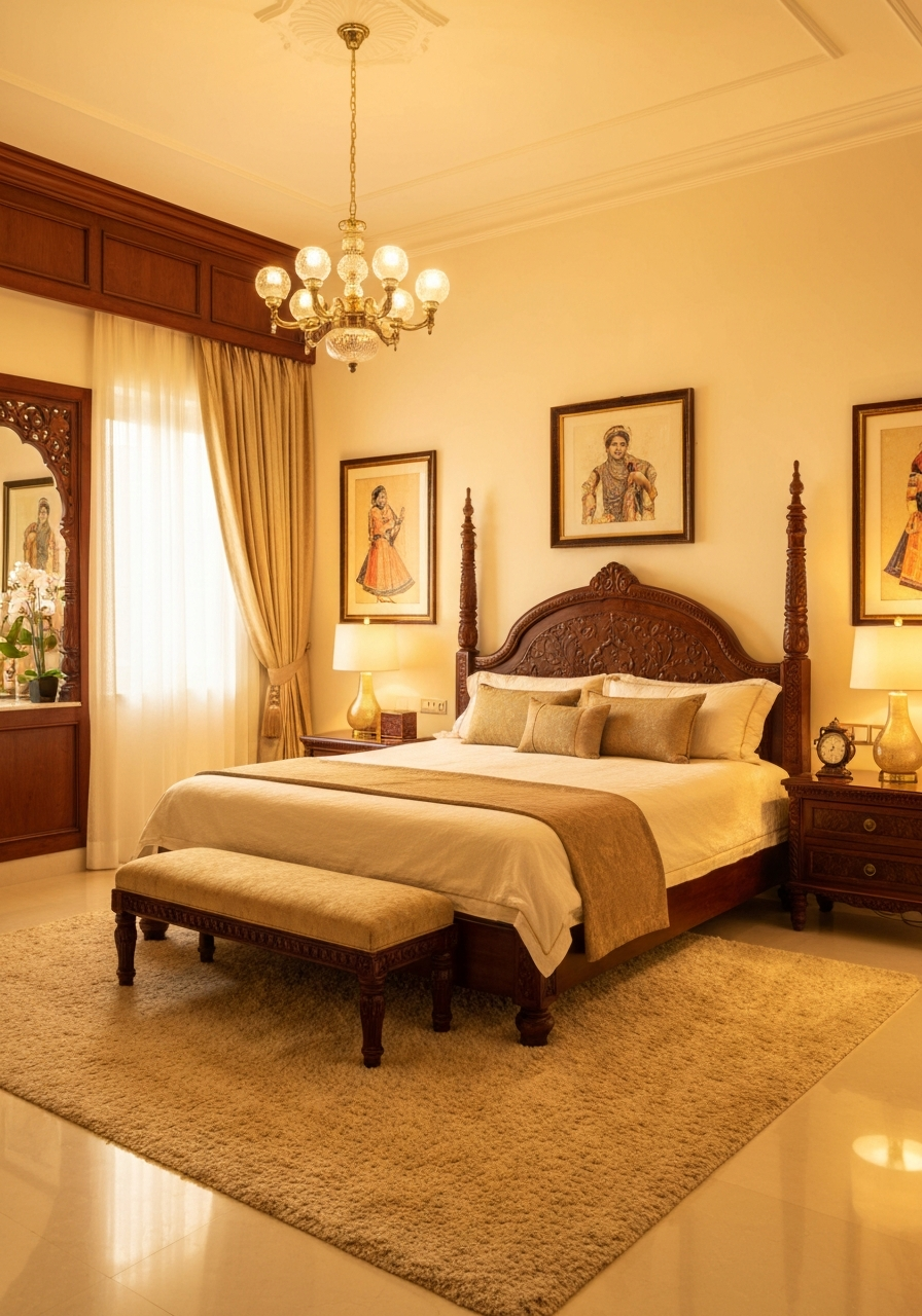 Luxury Indian Bedroom Suite