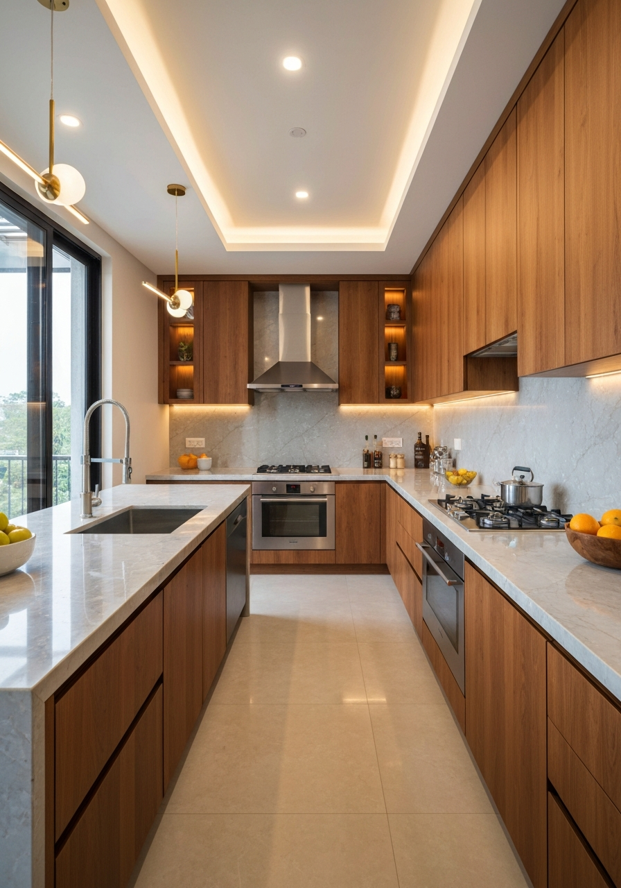 Contemporary Modular Kitchen