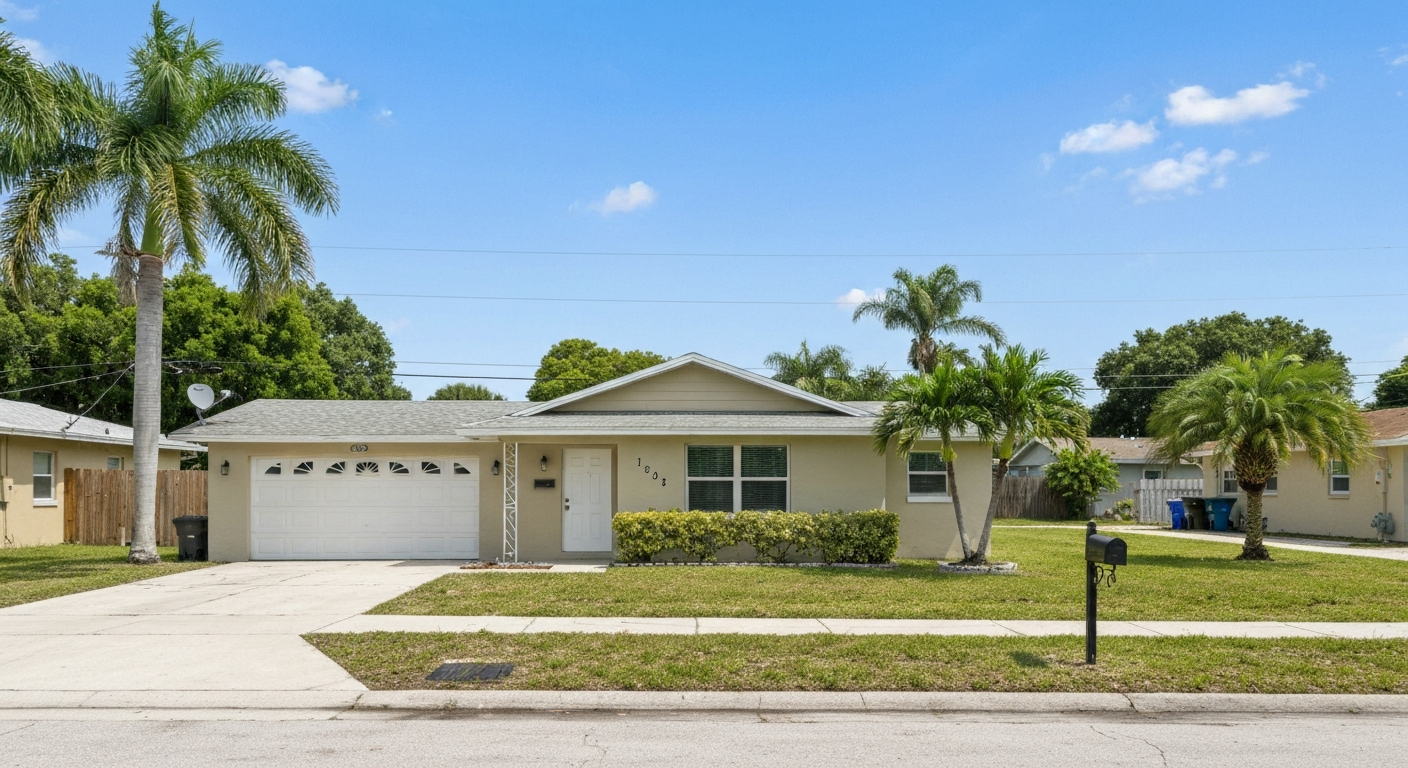 Florida residential investment property exterior for private money lending