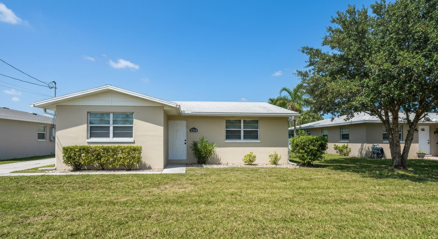 Florida residential investment property exterior being evaluated for private money lending fit