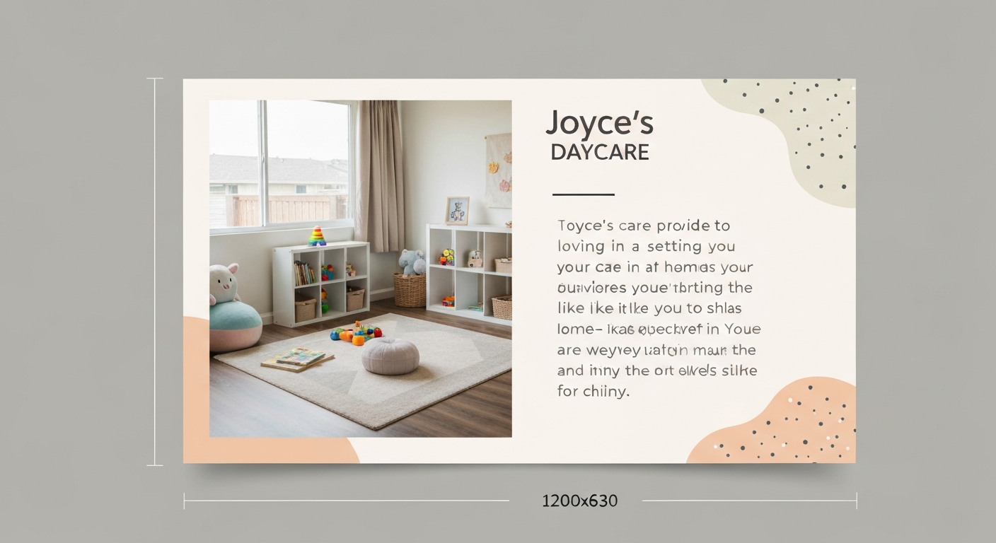 Joyce's Daycare caregiver engaging with children in a warm Detroit home daycare setting