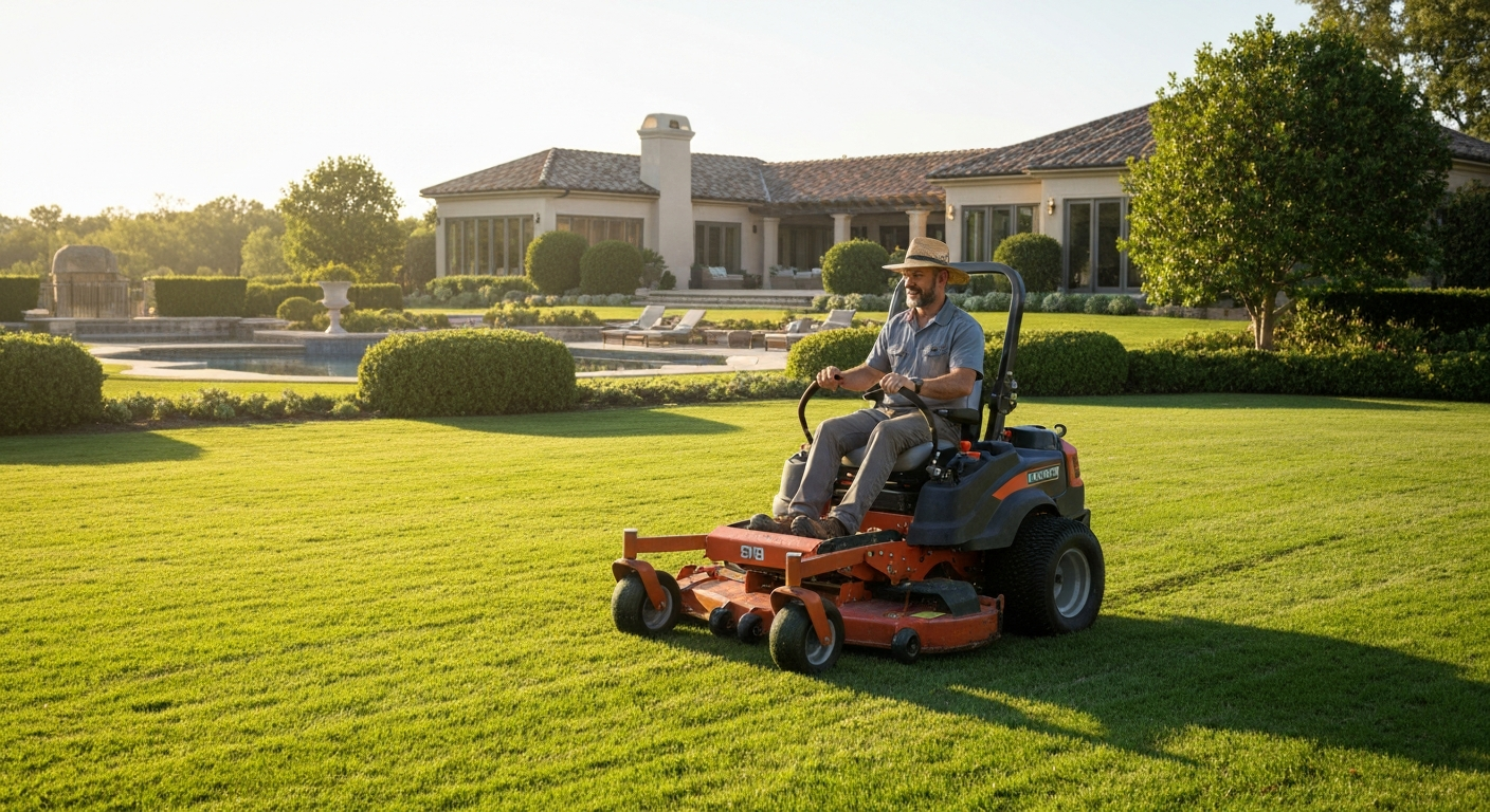 Luxury Lawn Mowing Services in North Carolina professional