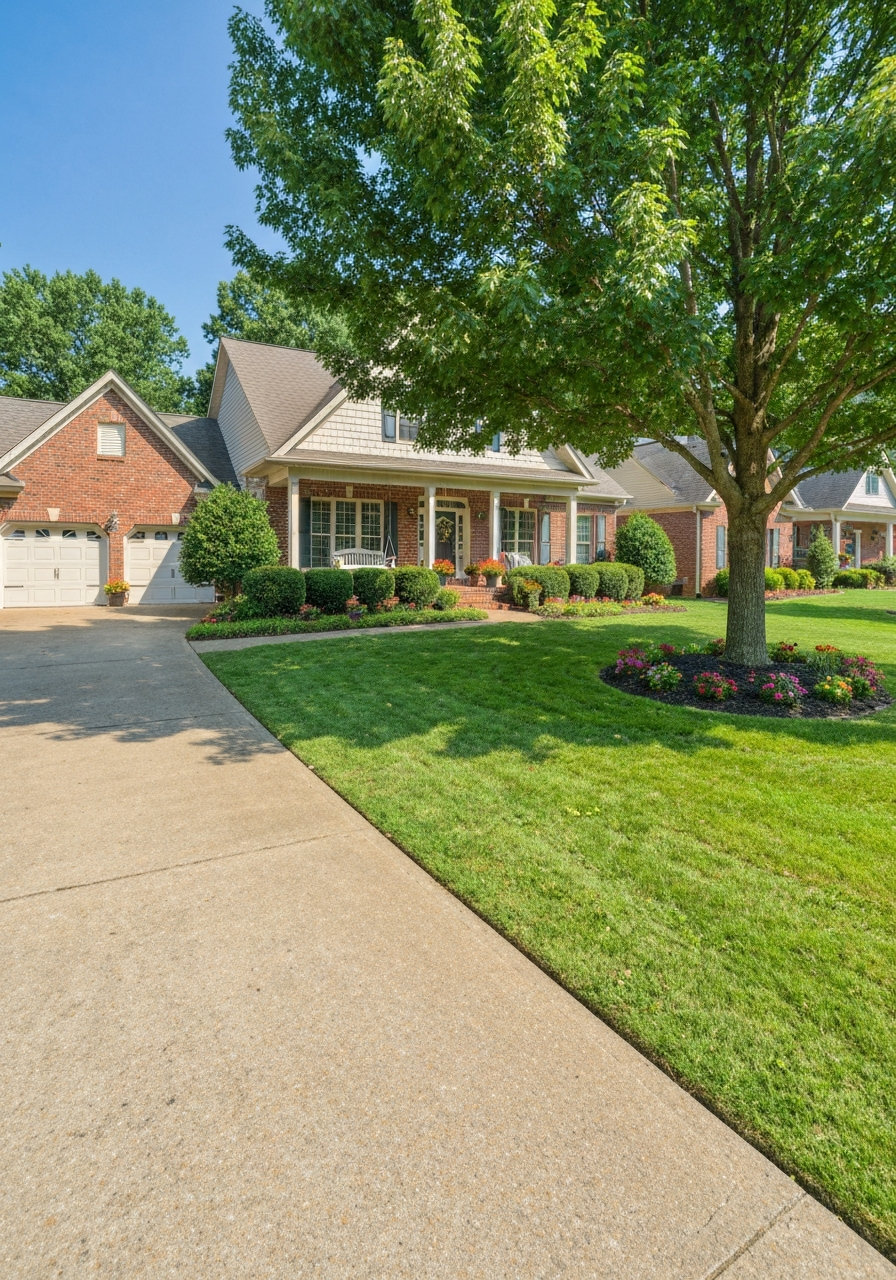 Knoxville traditional brick home