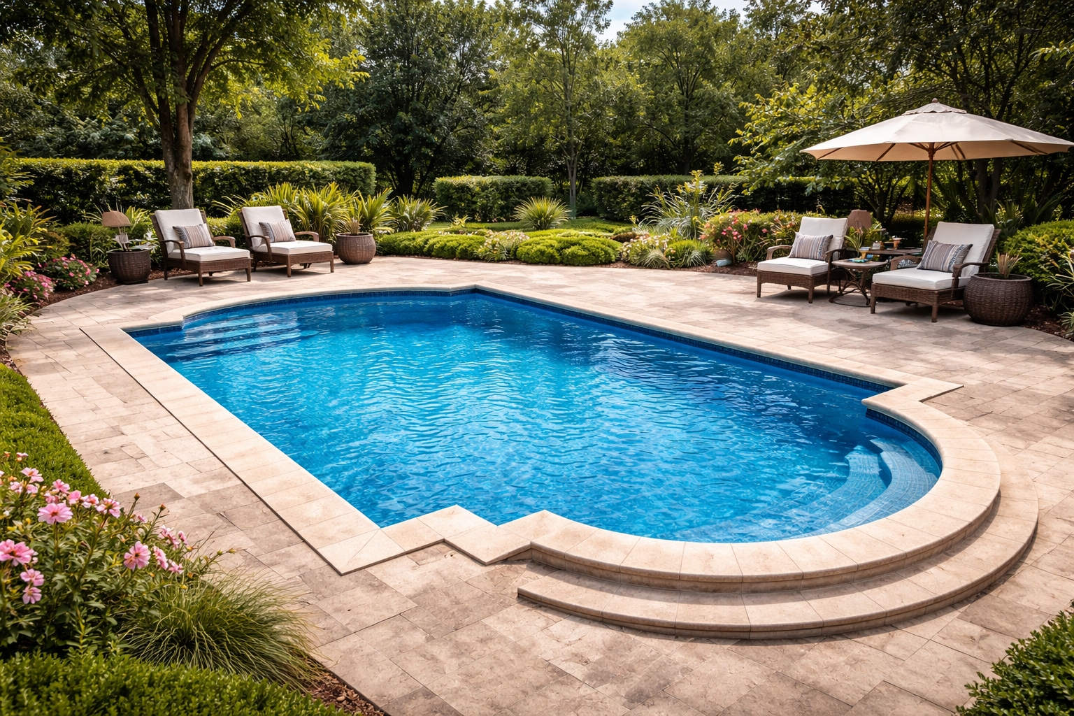 The Garden District Pool Option 2