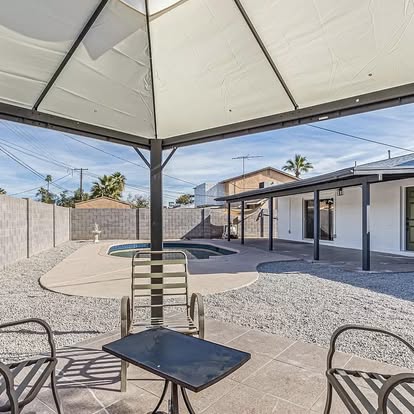Poolside Gazebo & Seating Area - Exterior Projects by Builders For You Construction in Yuma, AZ
