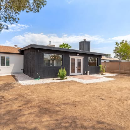 Dark Exterior & Desert Landscape - Exterior Projects by Builders For You Construction in Yuma, AZ