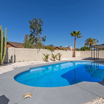 Backyard Pool Oasis - Exterior Projects by Builders For You Construction in Yuma, AZ