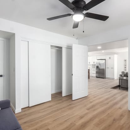 Spacious Room with Light Wood Flooring - Flooring Installation by Builders For You Construction in Yuma, AZ