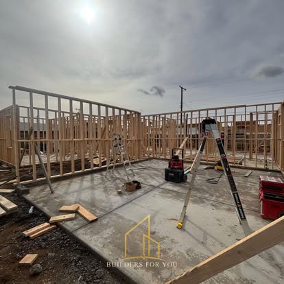 Custom Home Structural Framing Custom Home Structural Framing - New Construction by Builders For You Construction in Yuma, AZ