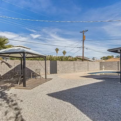 Poolside Gazebo & Block Wall - Exterior Projects by Builders For You Construction in Yuma, AZ