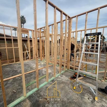 Residential Framing Phase Residential Framing Phase - New Construction by Builders For You Construction in Yuma, AZ