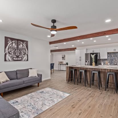 Open Concept Kitchen and Living Area - Kitchen Remodeling by Builders For You Construction in Yuma, AZ