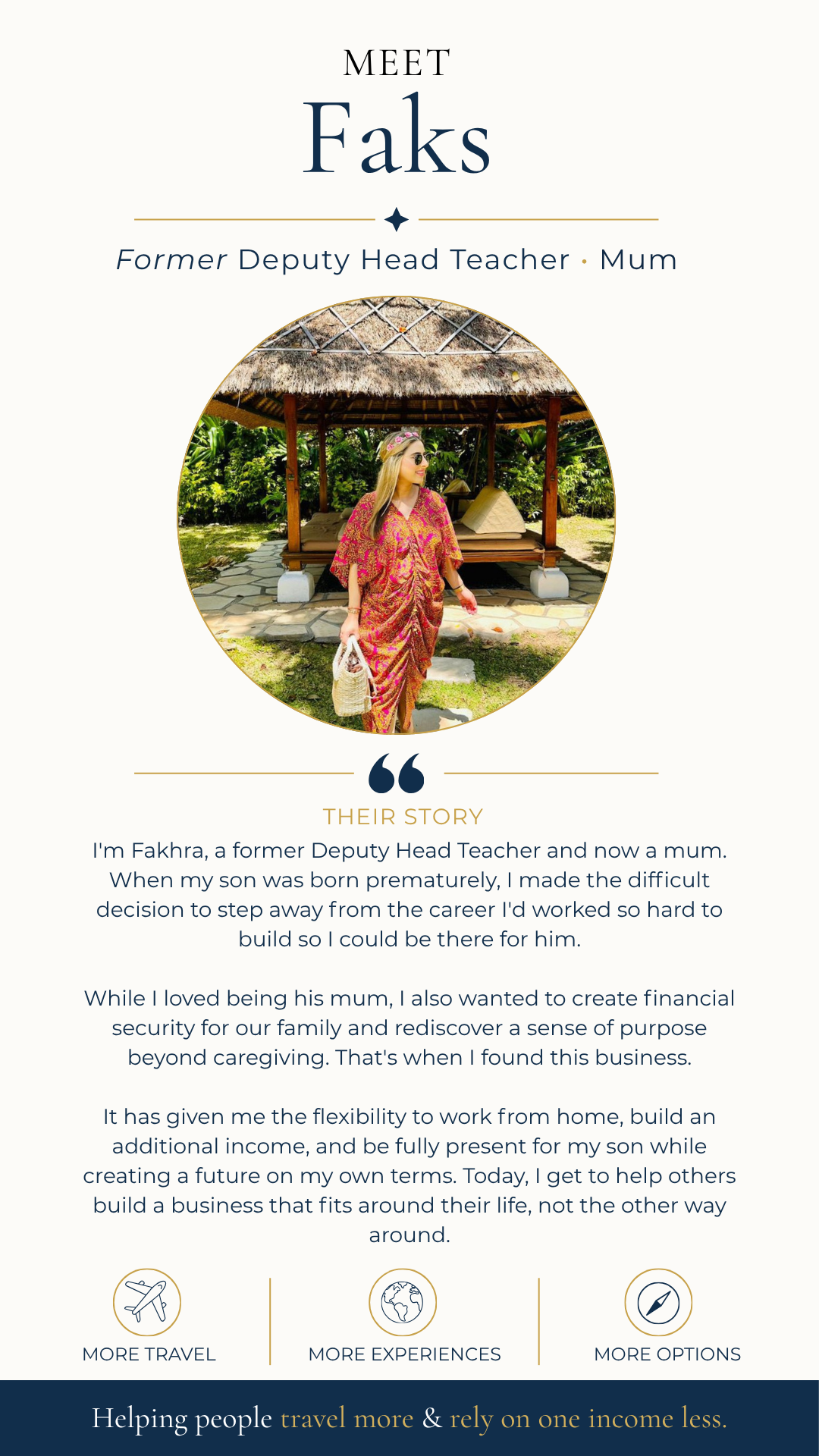 Fakhra - Former Deputy Head Teacher, Mum