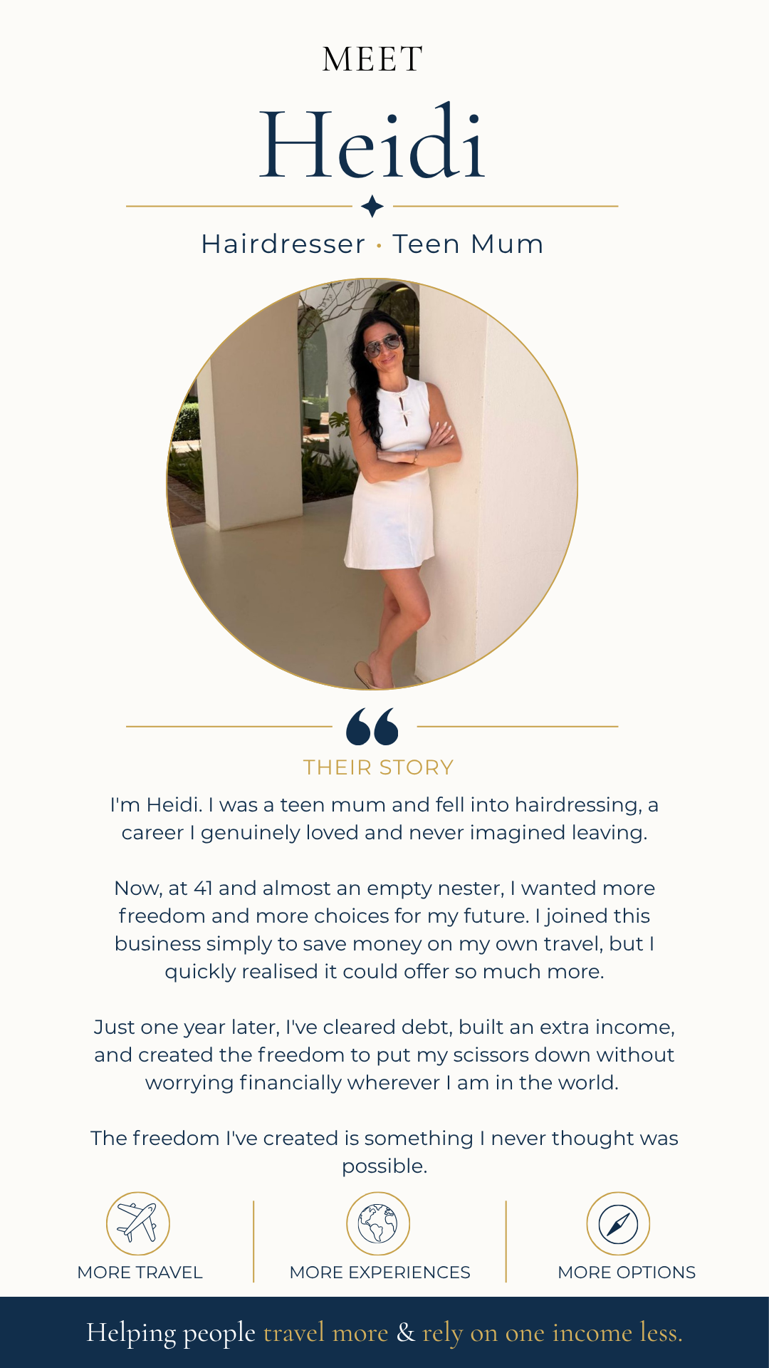 Heidi - Hairdresser, Teen Mum