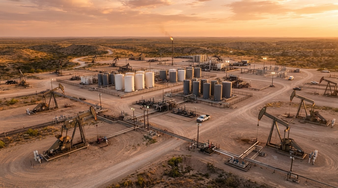 Modern oilfield facility 2