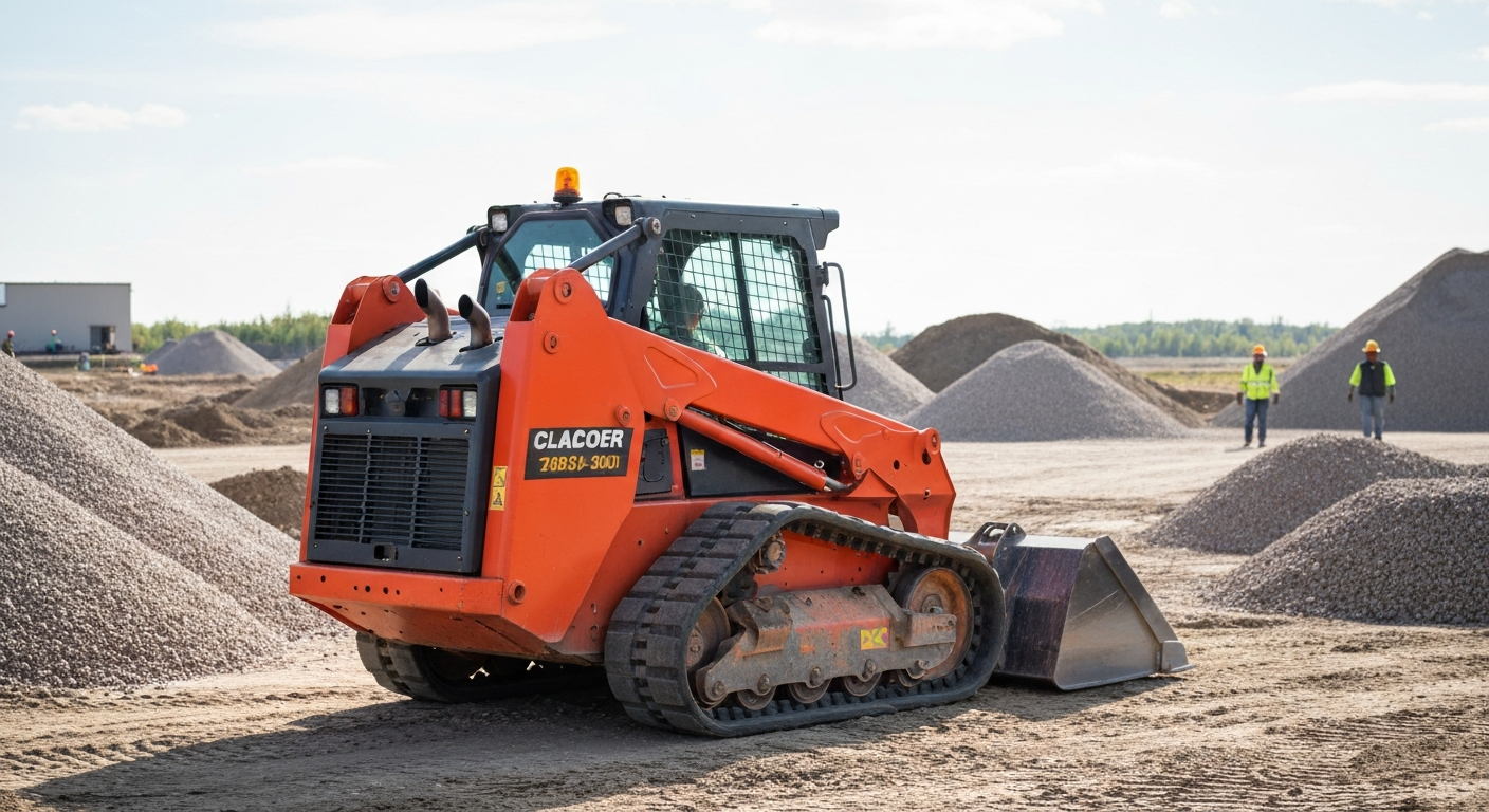 Skid steer working in Prince Albert