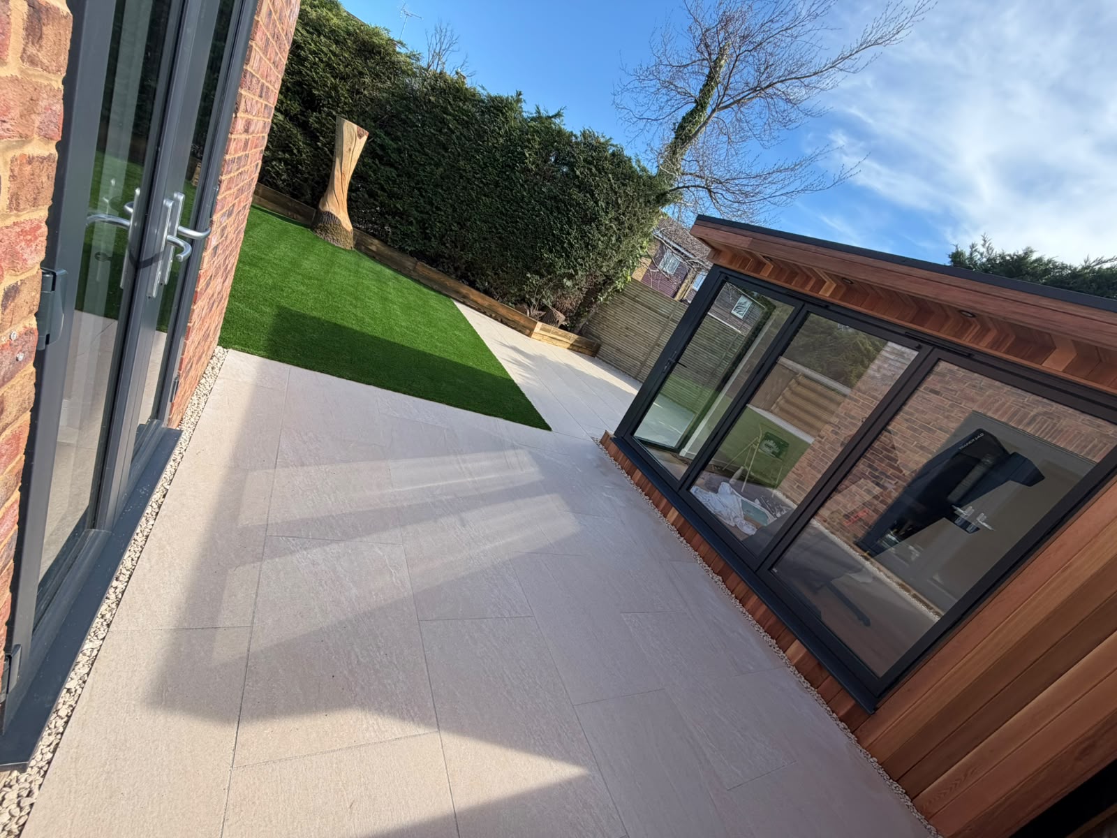 Landscaping work