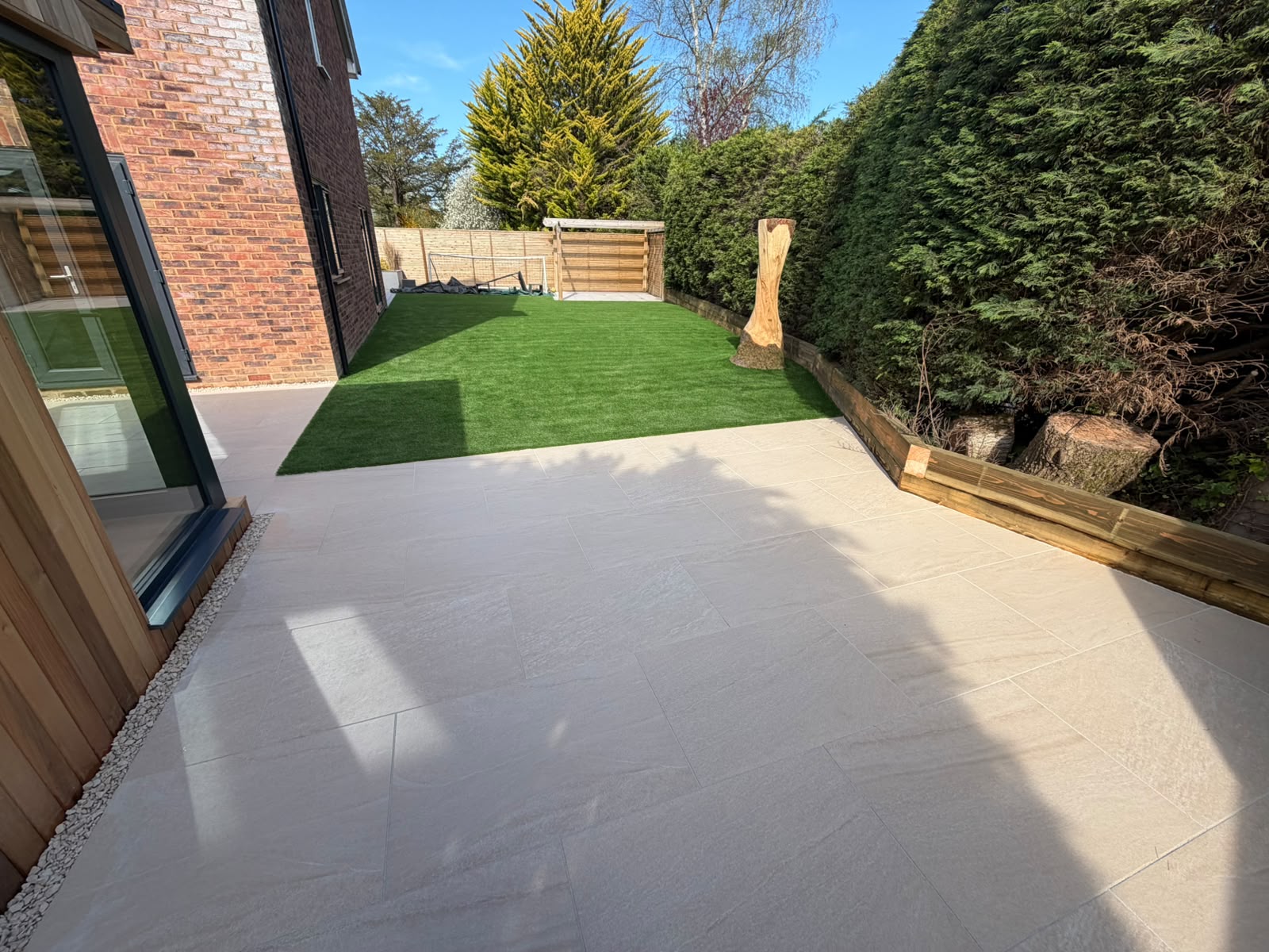 Landscaping work