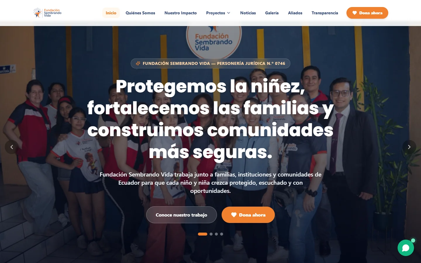 Fundación Sembrando Vida — ONG