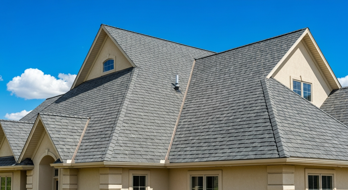 Beautiful newly installed roof in Saskatchewan