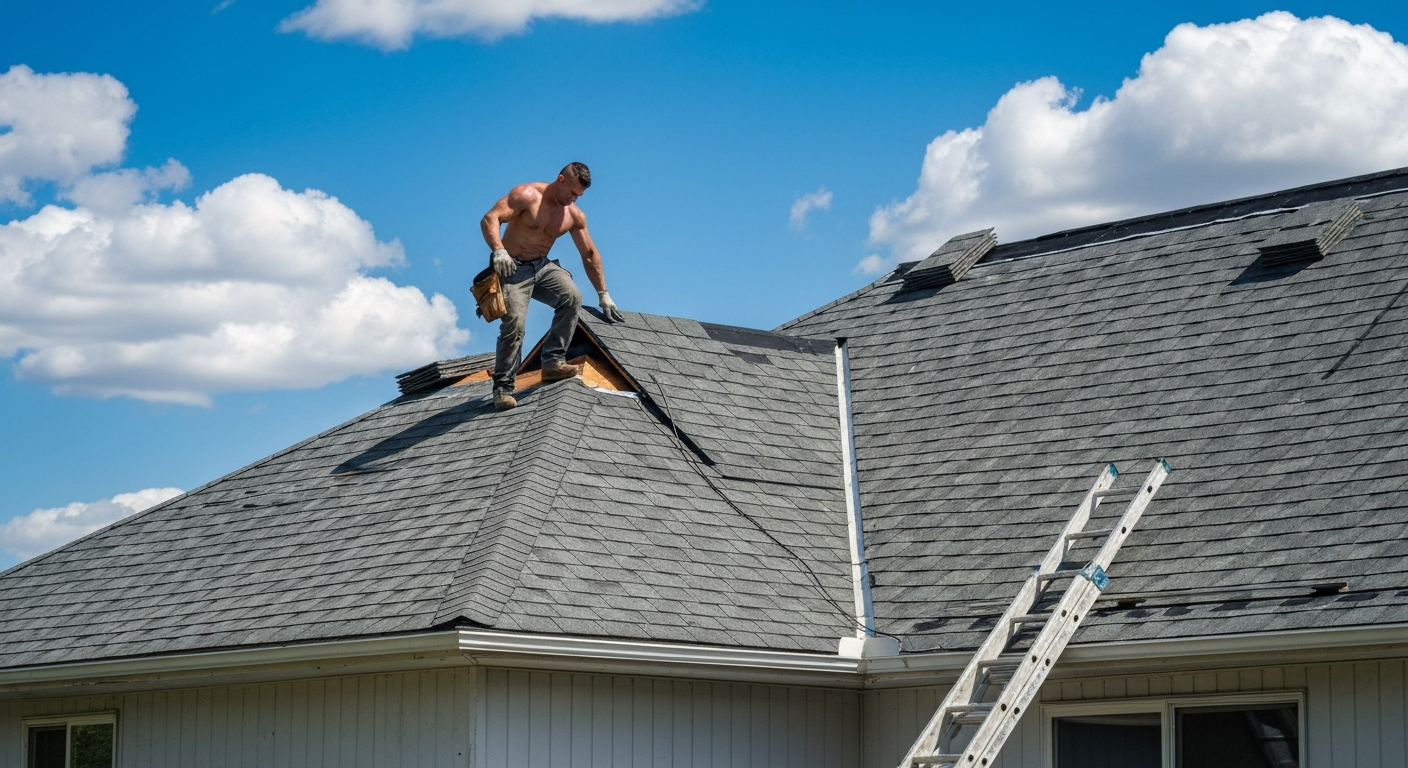 Roof installation process in Moose Jaw