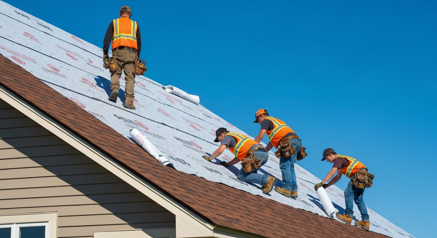 Inspecting a roof for replacement in Weyburn