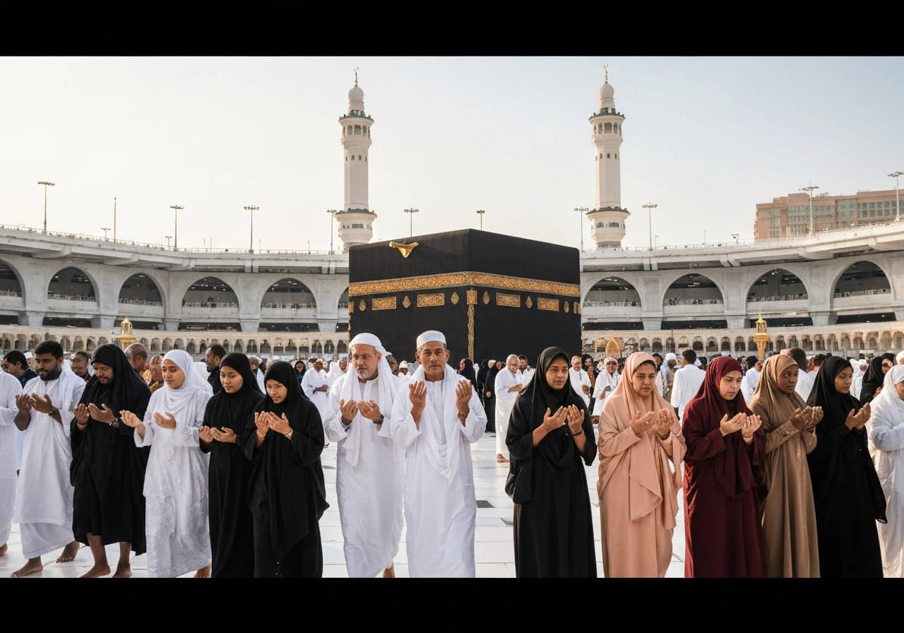 Pilgrims at the Kaaba
