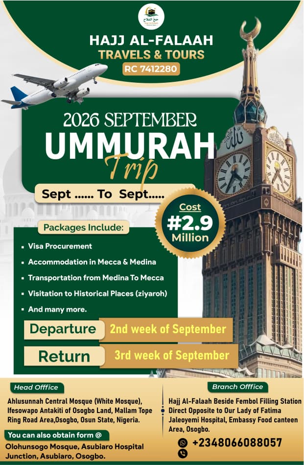 September Umurah Trip