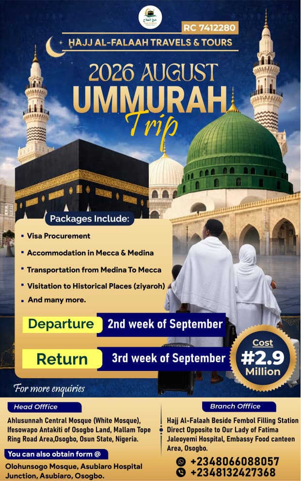 August Umurah Trip