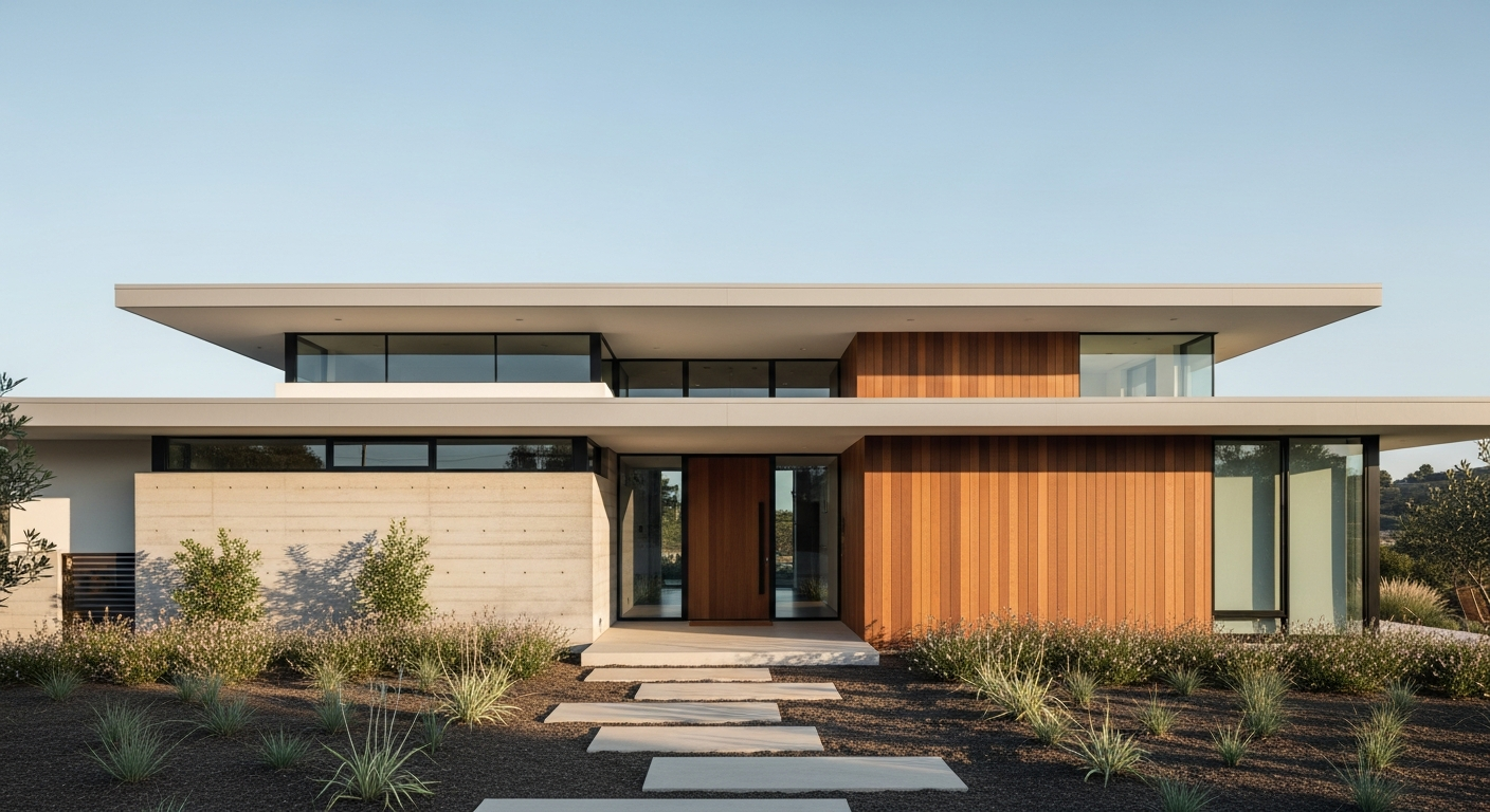 Beautifully painted modern home exterior in West Babylon