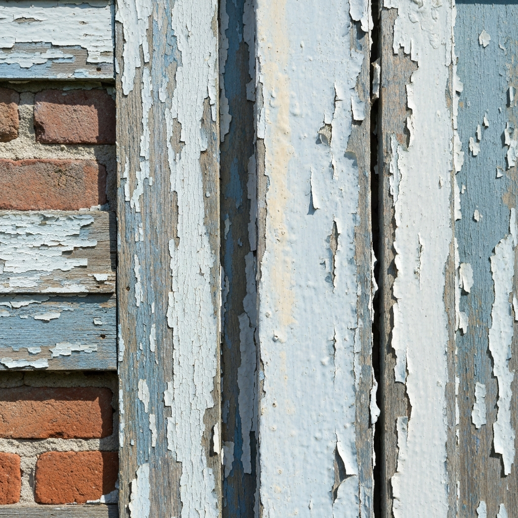 Worn exterior before painting
