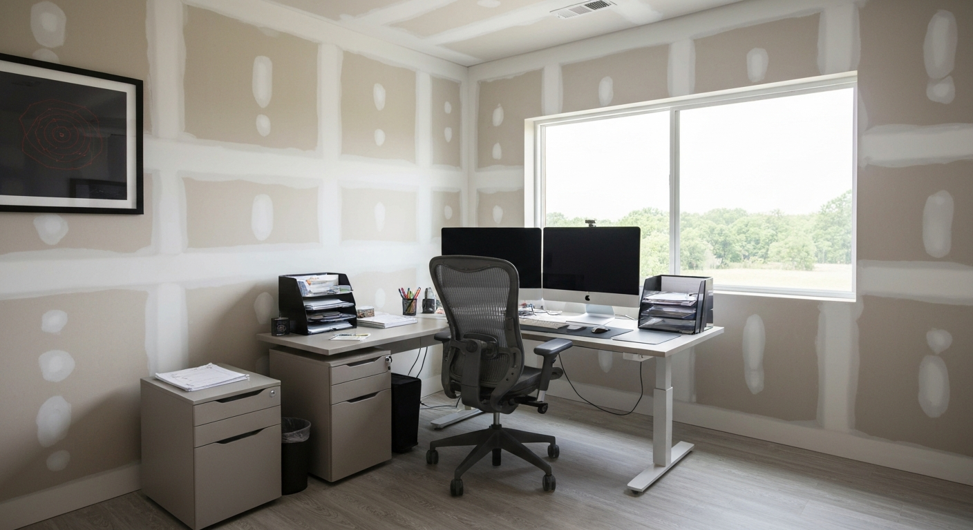 Drywall repair and finishing