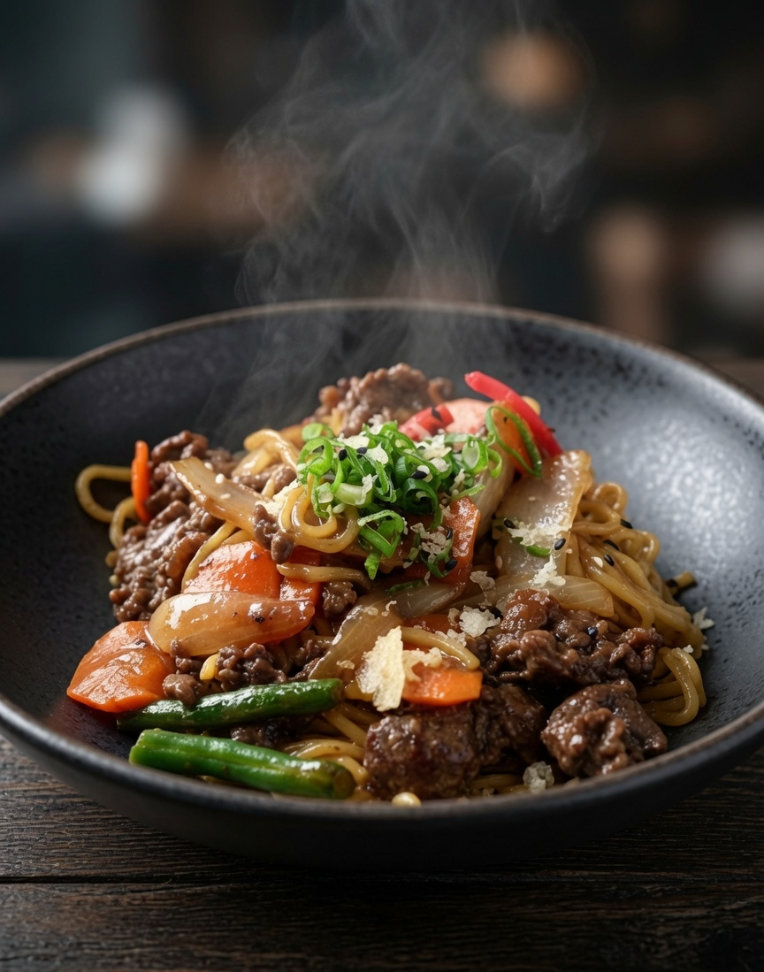 Yaki Noodle with Beef