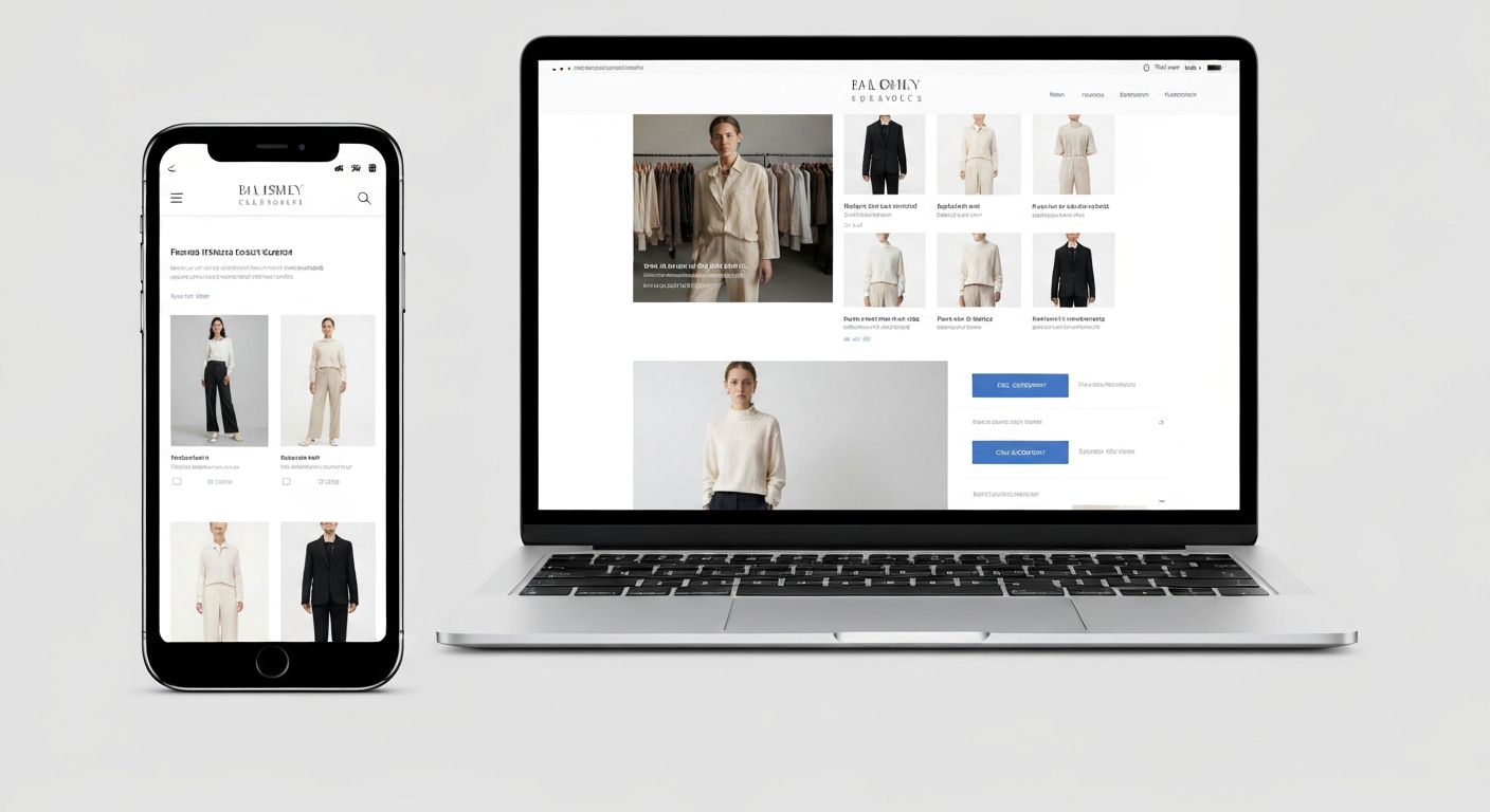 Boutique de vêtements locaux