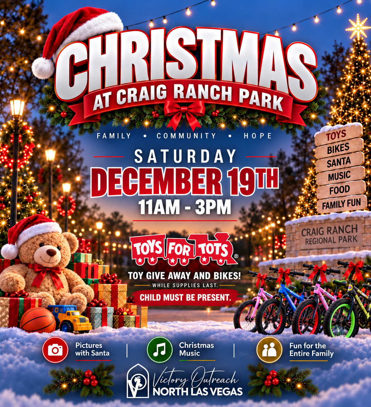 Christmas at Craig Ranch Park