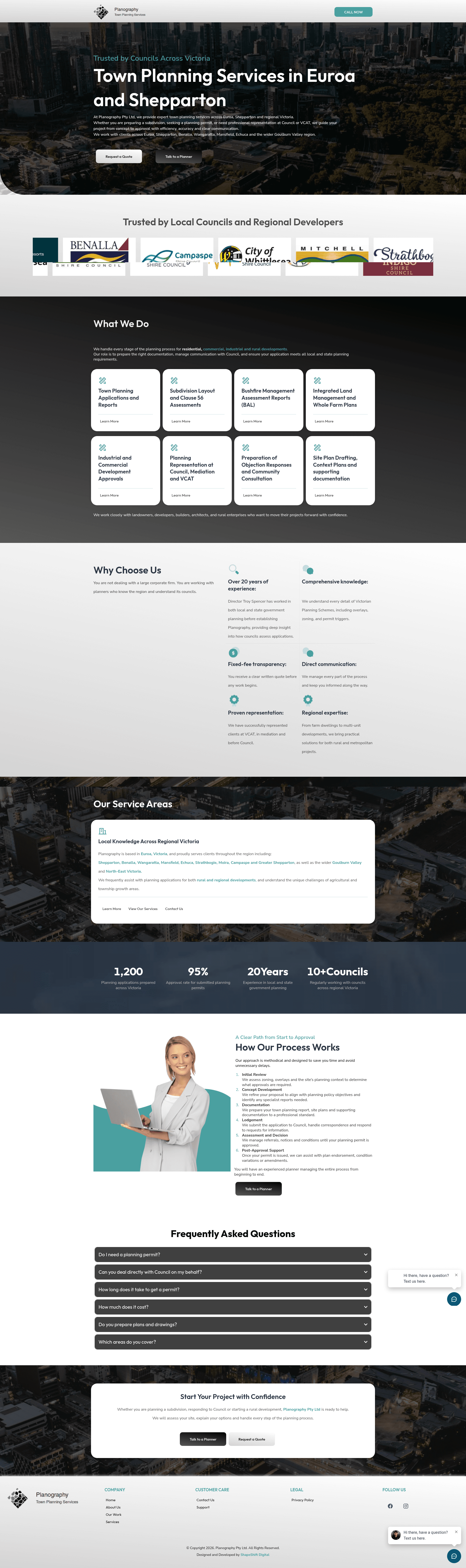 Planography Website Preview