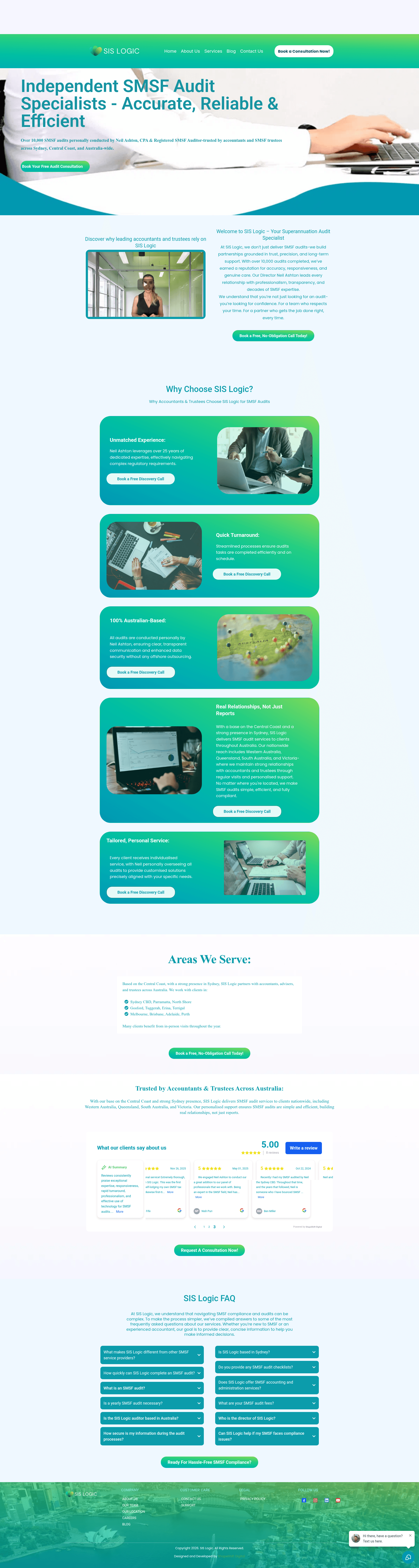SIS Logic Website Preview