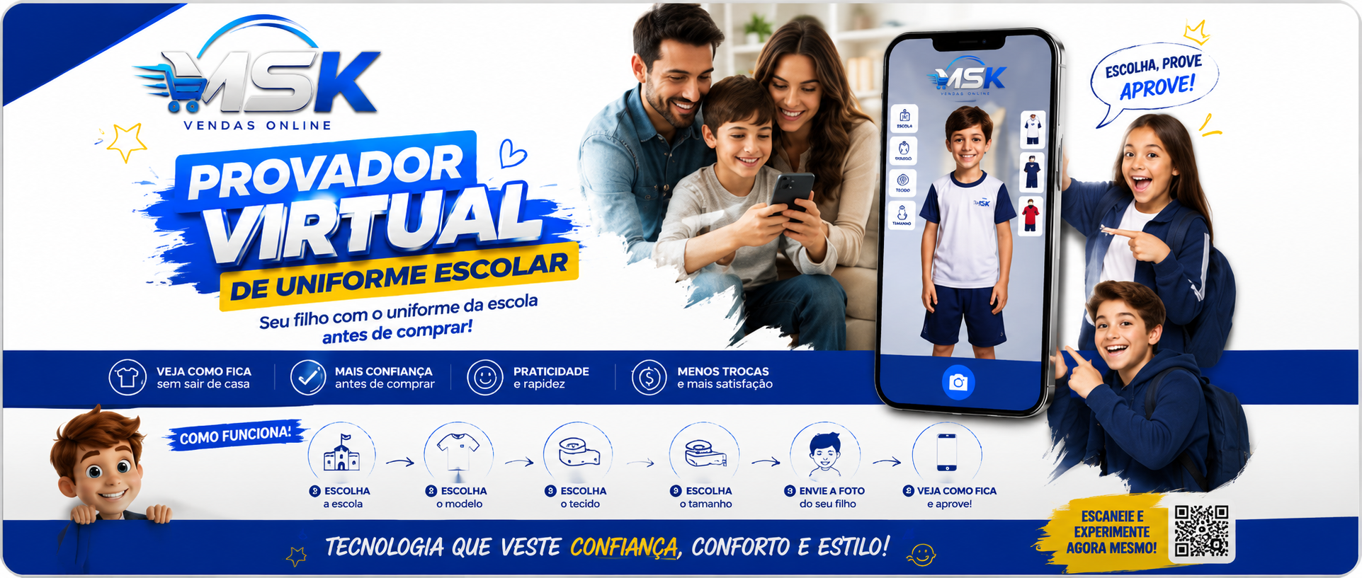 Provador Virtual MSK — Demonstração