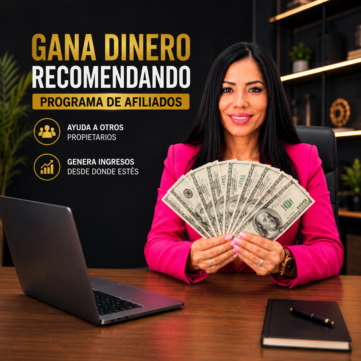 Afiliado RENTAYÁ ganando comisiones