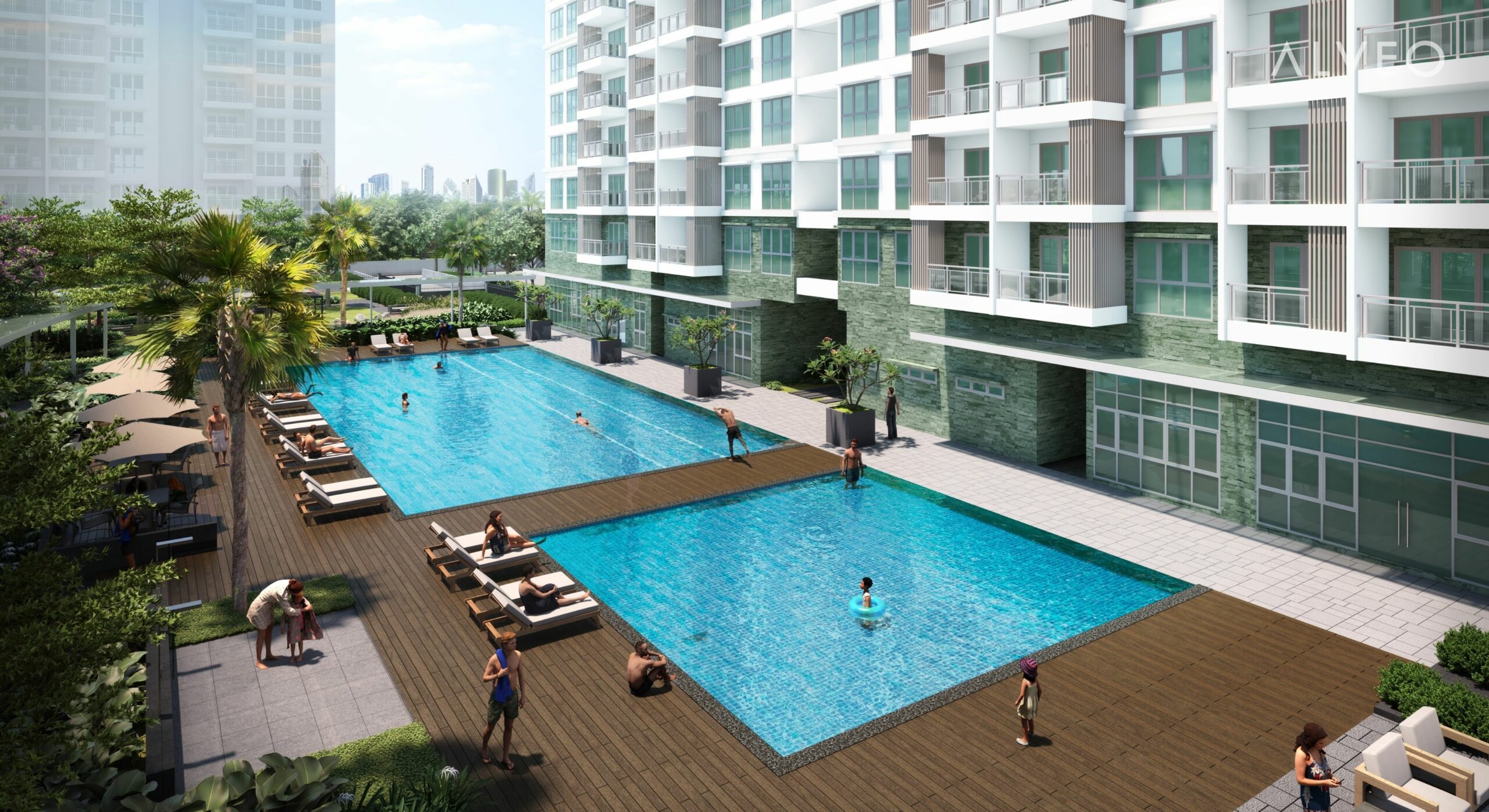 Nuveo Pool Area