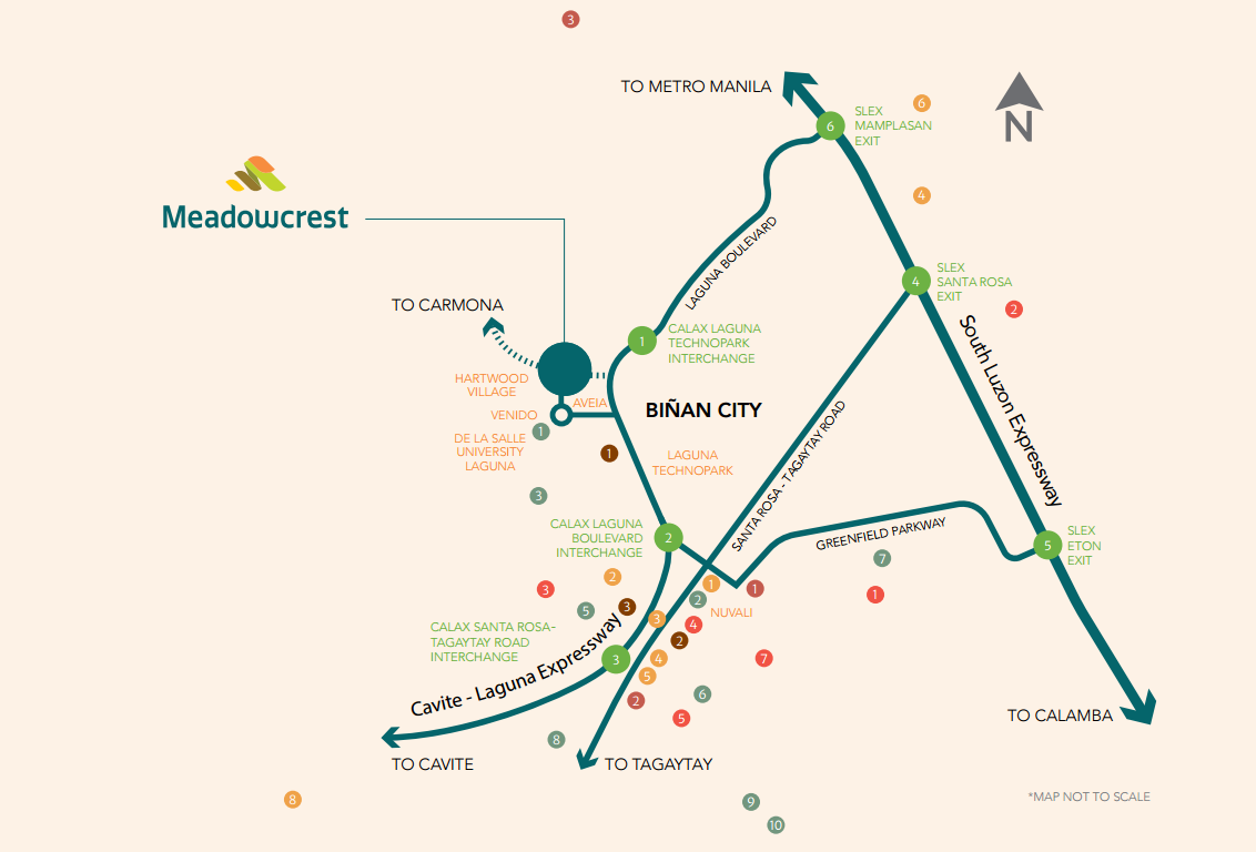 Hartwood Village Vicinity Map - Meadowcrest Township Location