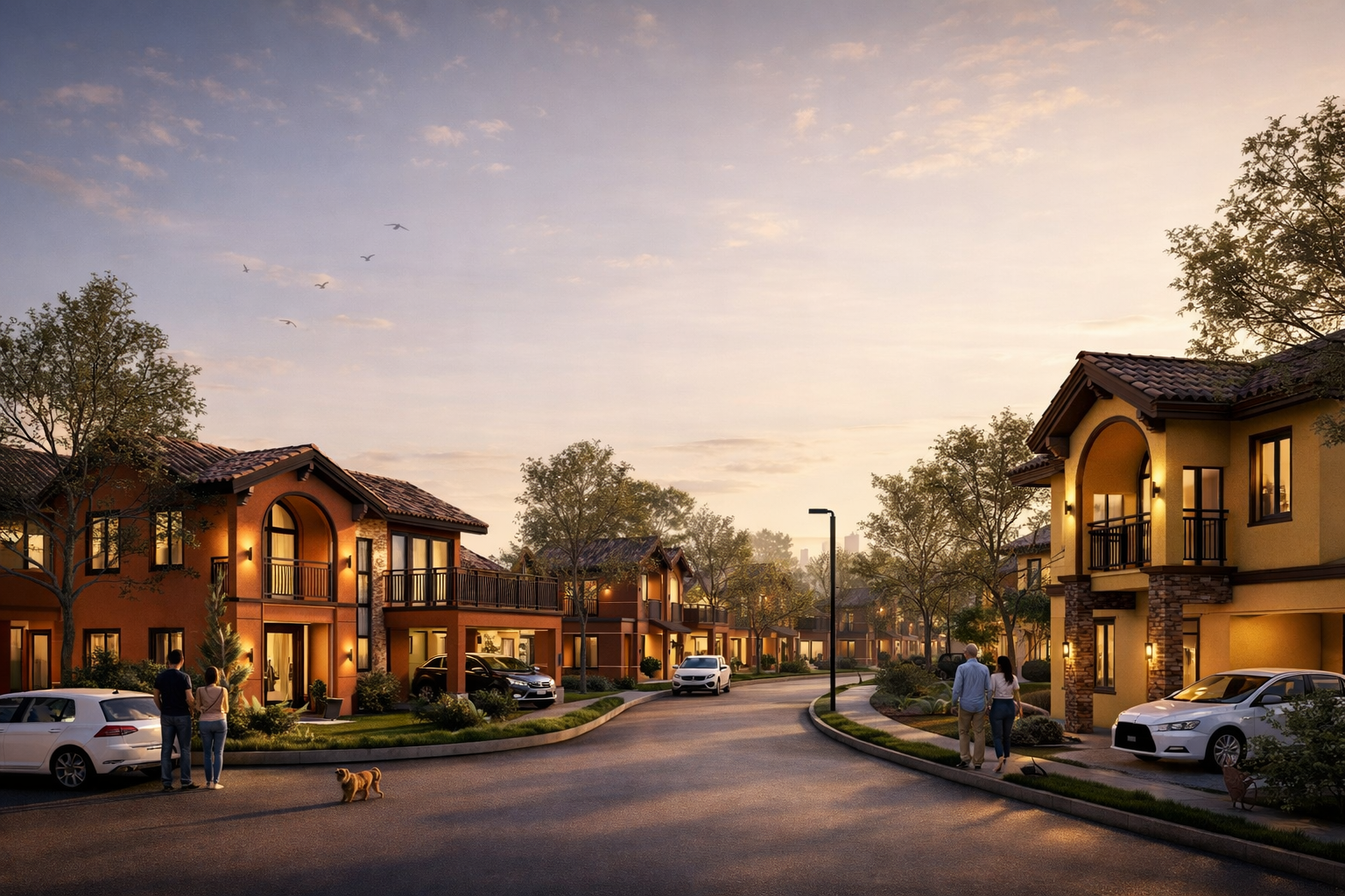 Tuscan-Inspired Community Street