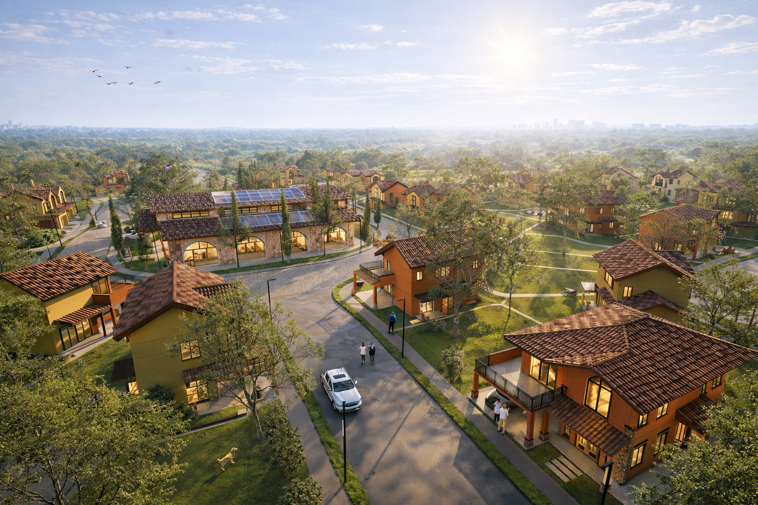 Aerial View of Siena Enclave