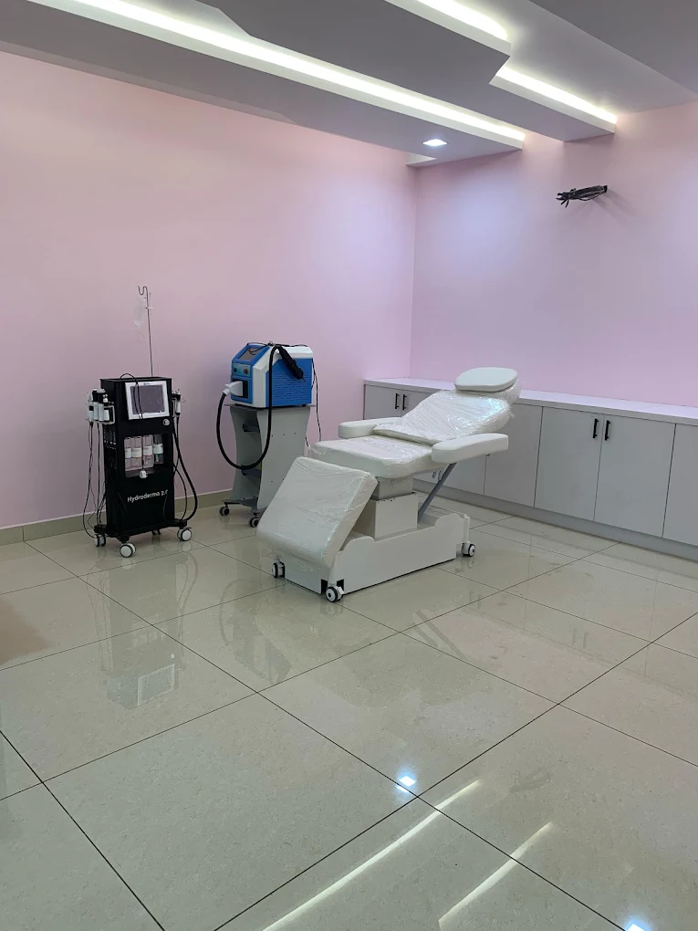 Cosmetology treatment suite at Apex Super Speciality Hospital