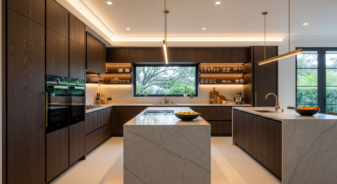 Luxury custom joinery kitchen in Sydney